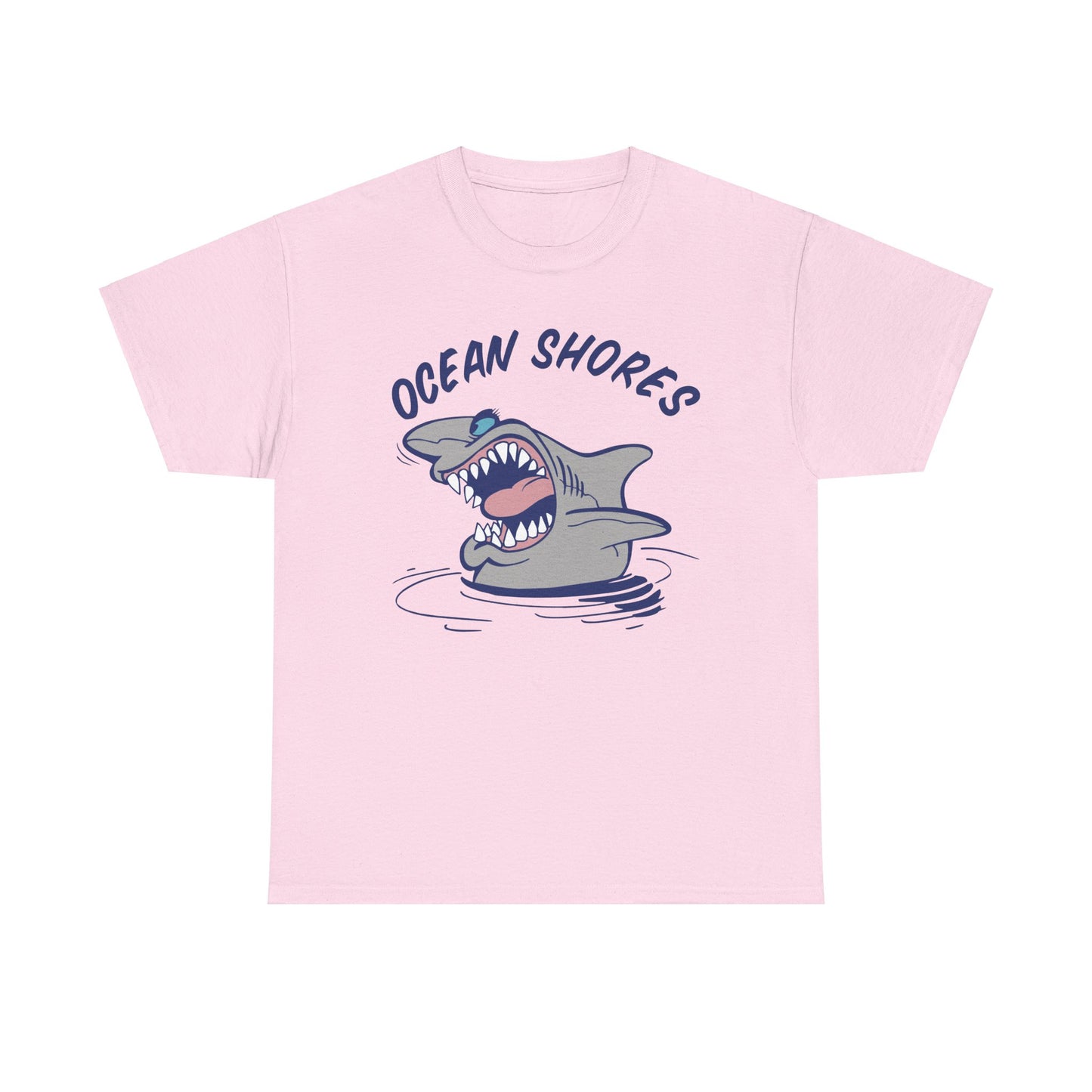 Ocean Shores Shark, Heavy Cotton T-Shirt