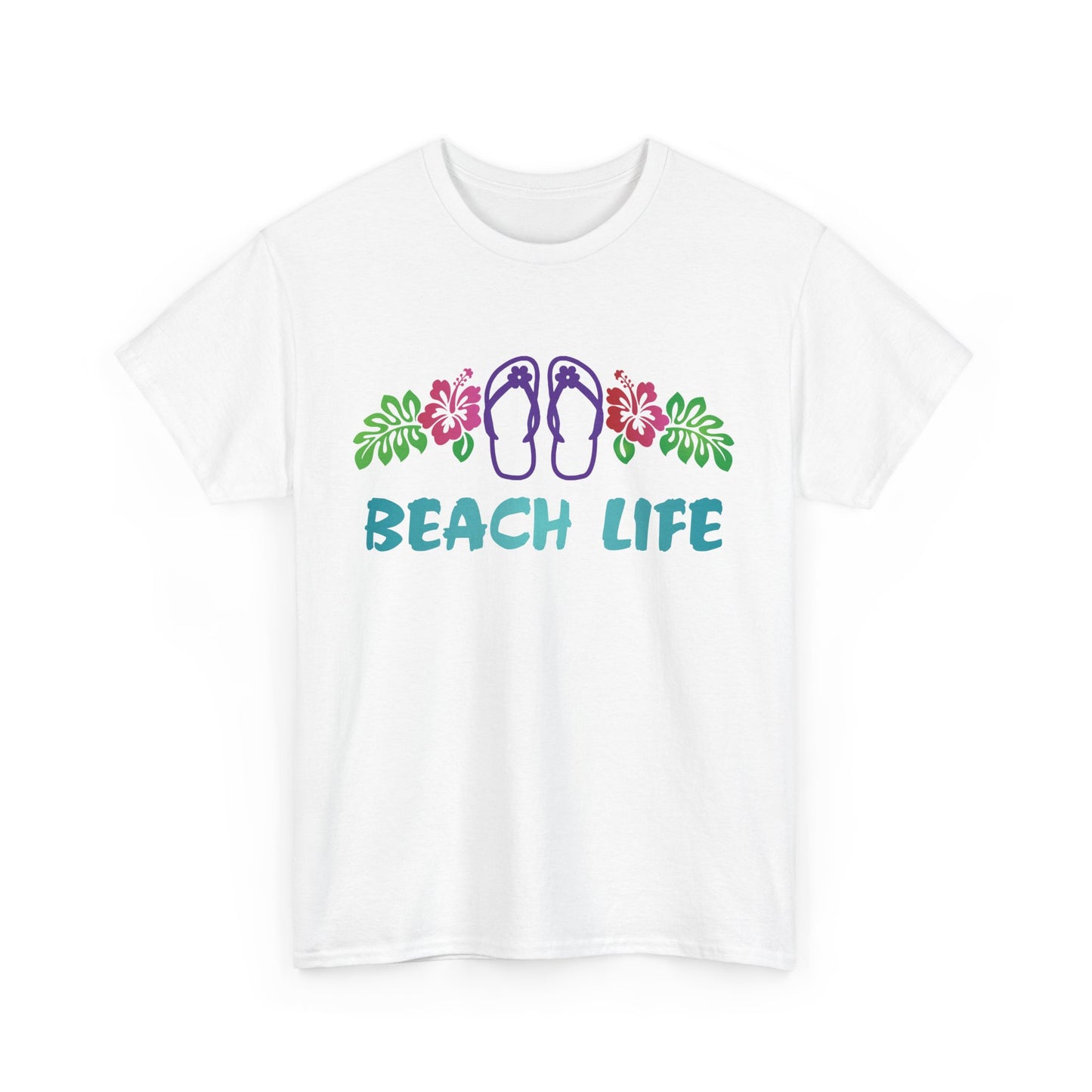 Beach Life, Heavy Cotton T-Shirt