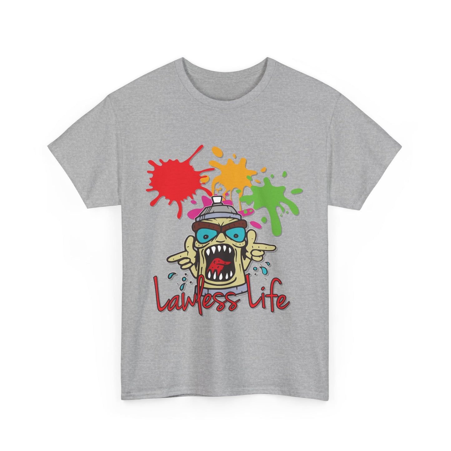 Lawless Life Tagger. Heavy Cotton T-Shirt