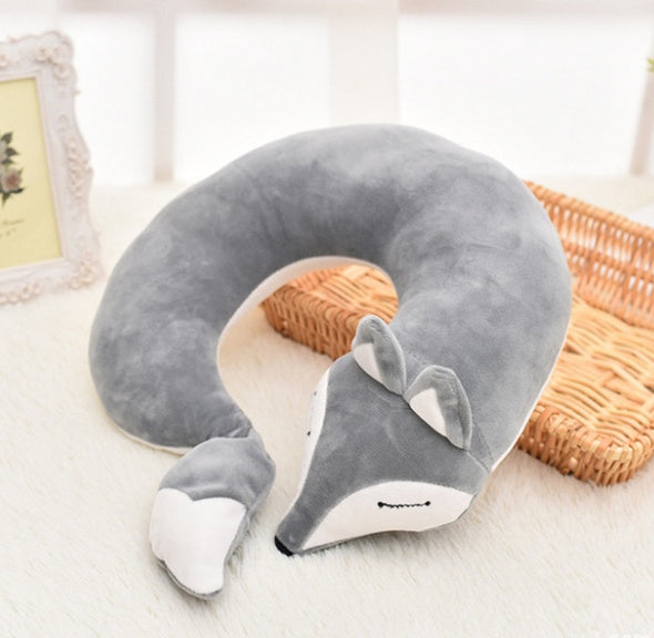 Fox U-shaped pillow