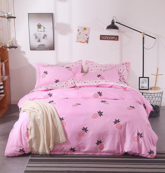 Basics Bed sheet and Quilt Set