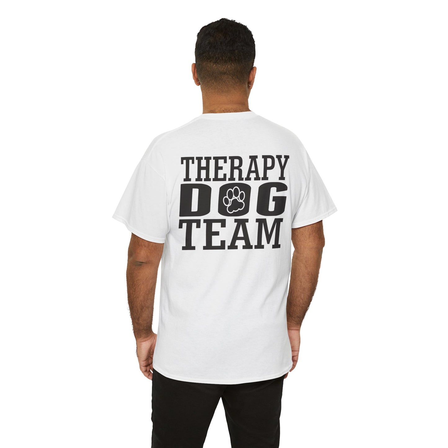 Therapy Dog Team. Heavy Cotton T-Shirt