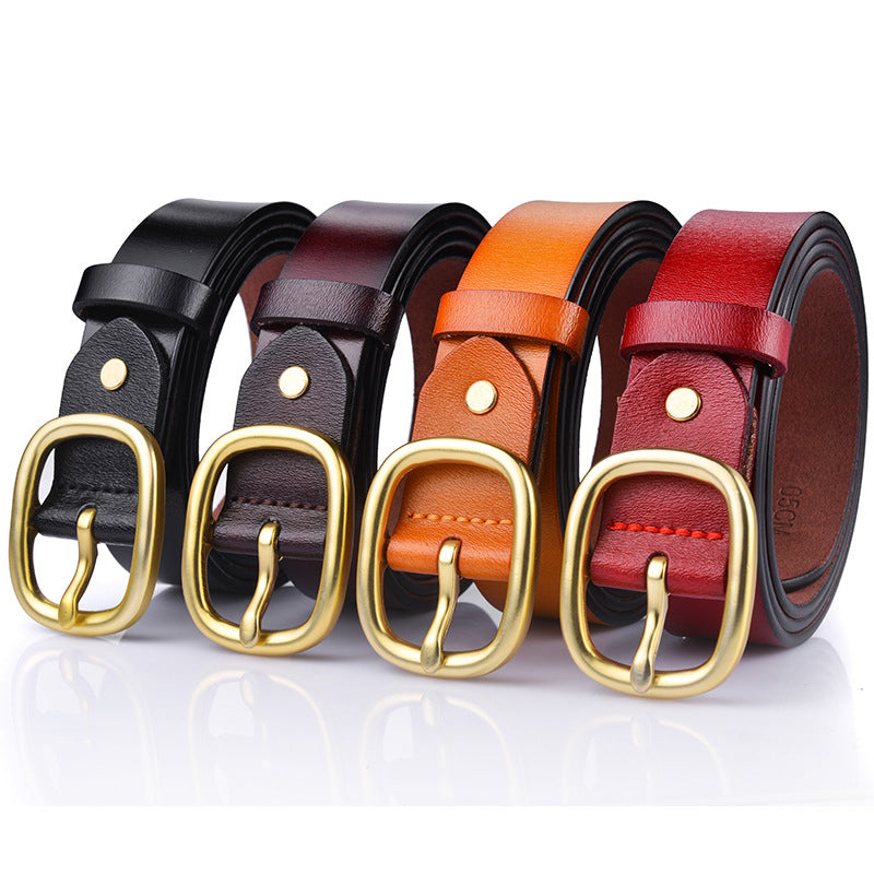 Versatile Genuine Leather Belt