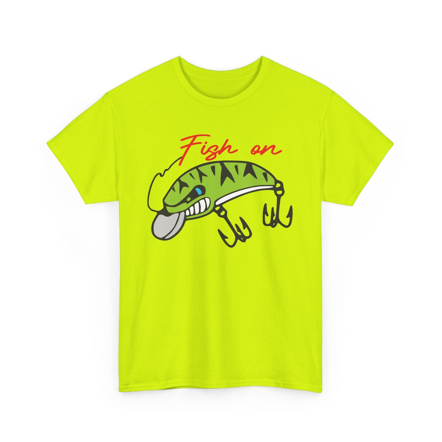 Fish on Lure Heavy Cotton T-Shirt