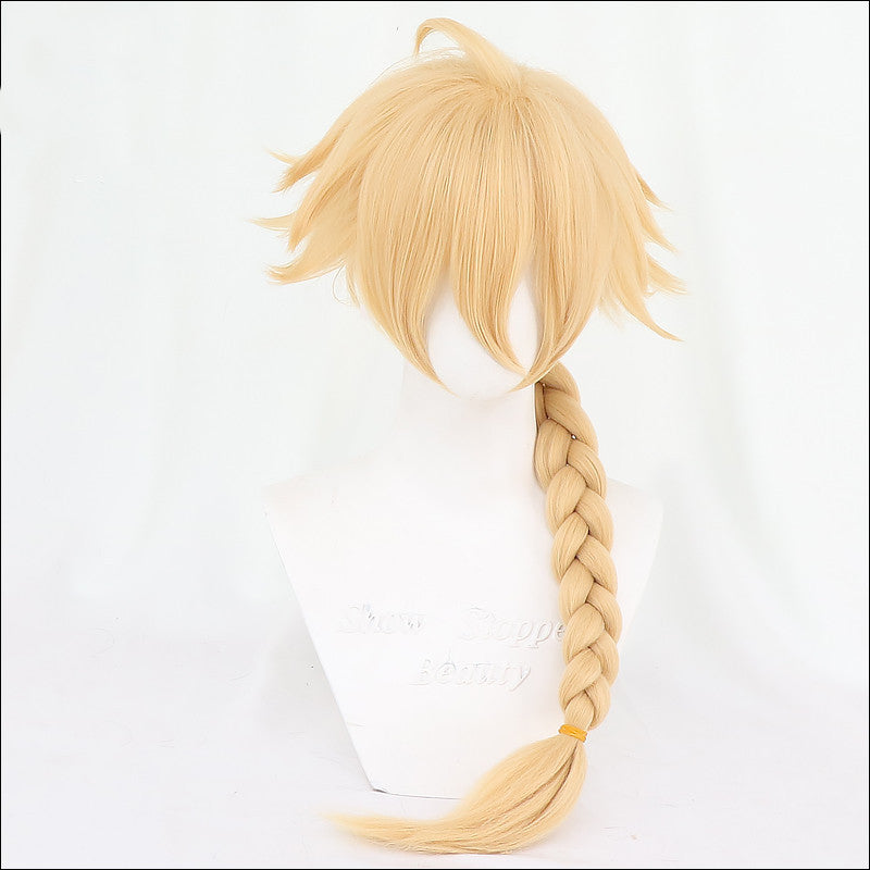 Cosplay wig traveler bright gold