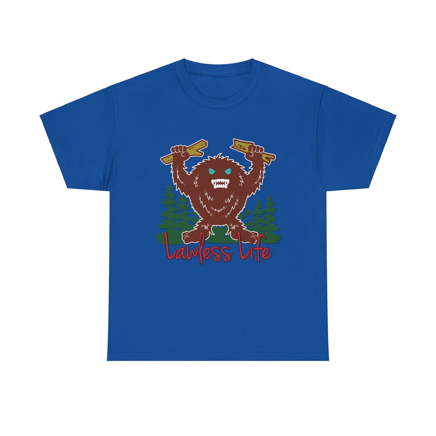 Lawless Life Sasquatch. Heavy Cotton T-Shirt