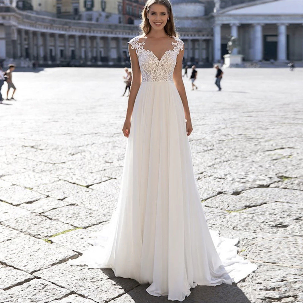 Chiffon Wedding Dress