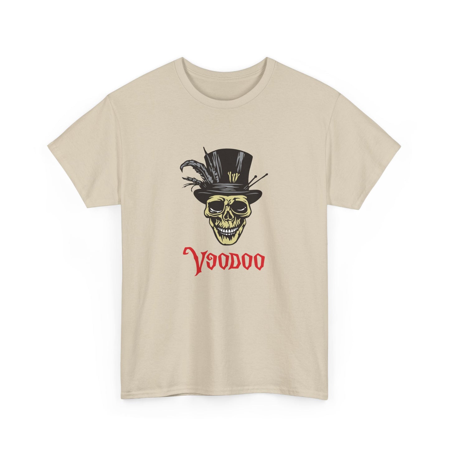 VooDoo Skull, Heavy Cotton T-Shirt