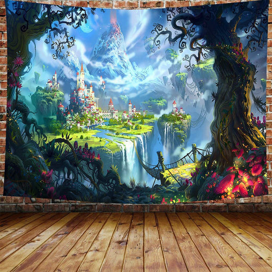 Forest wall tapestry