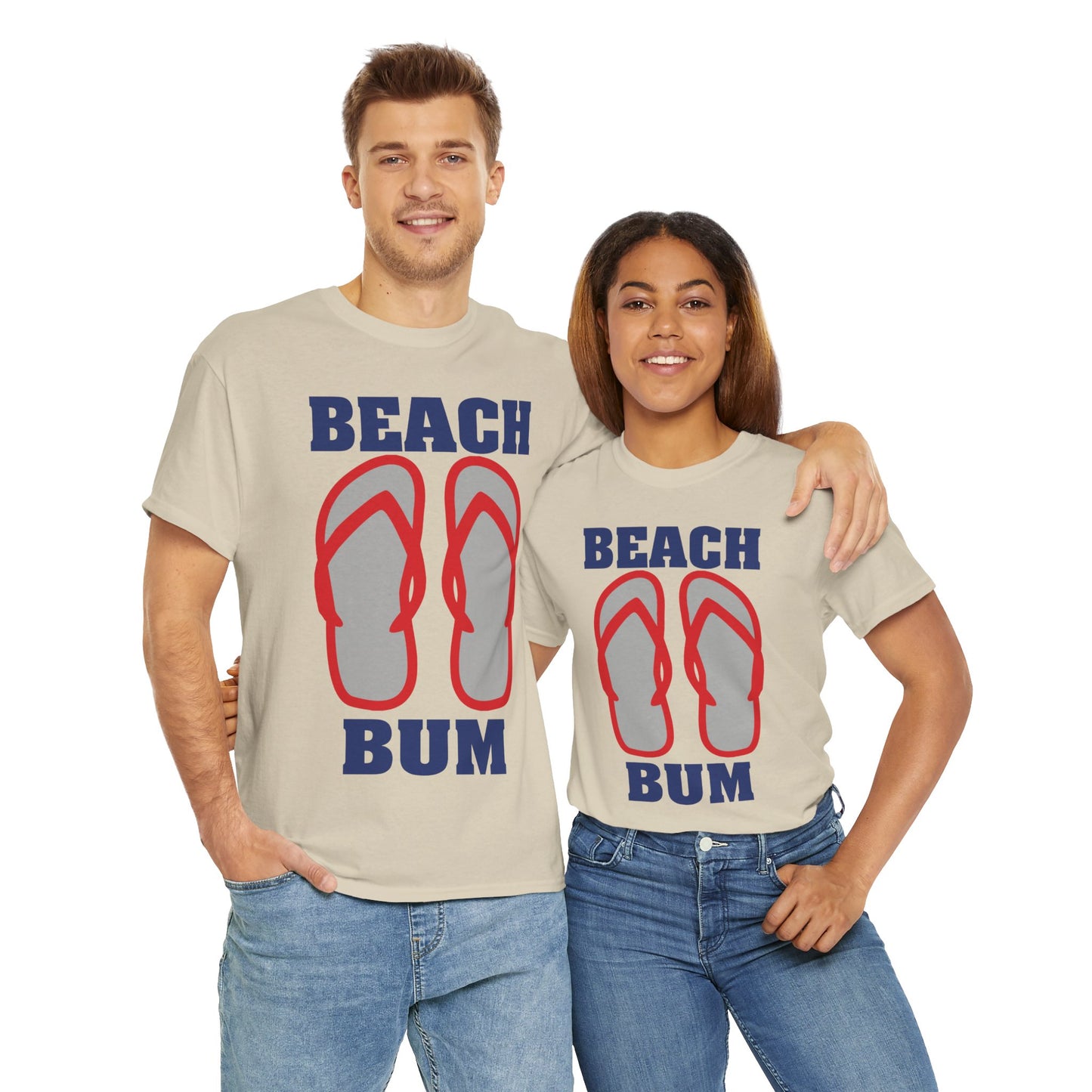 Beach Bum, Heavy Cotton T-Shirt