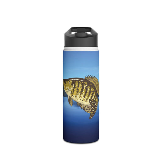 Crappie Lake. Stainless Steel Water Bottle