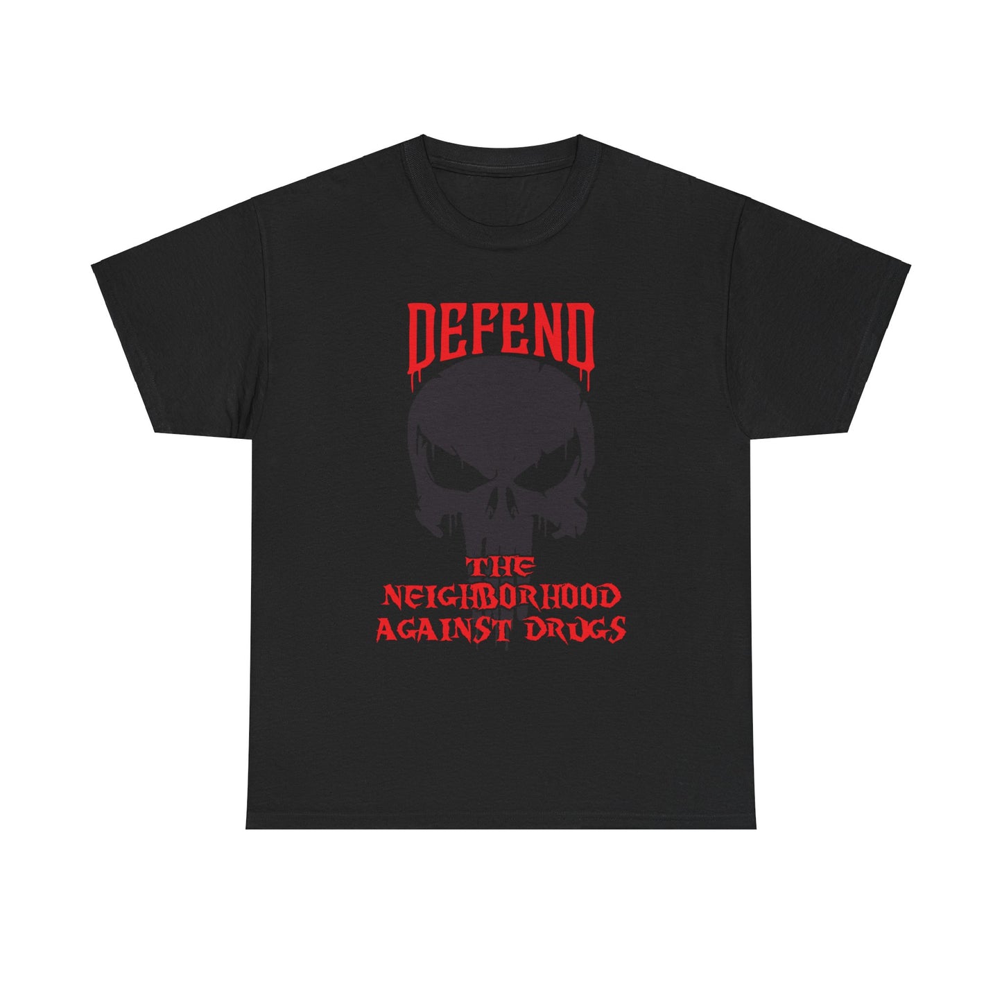 Defend the Neighborhood Against Drugs. Heavy Cotton T-Shirt