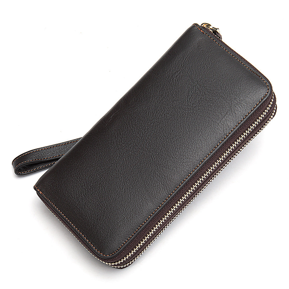 Men's Double Zipper Wallet