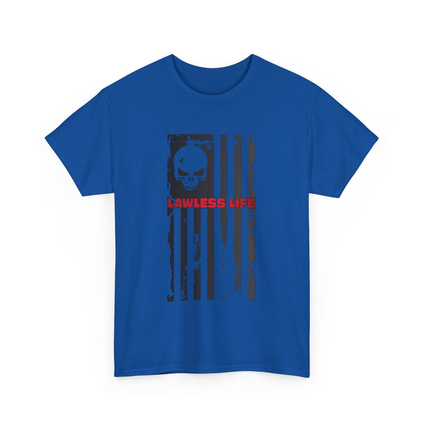 Lawless Life Flag. Heavy Cotton T-Shirt