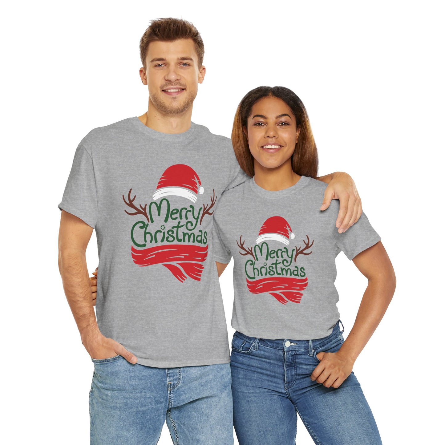 Merry Christmas, Heavy Cotton T-Shirt