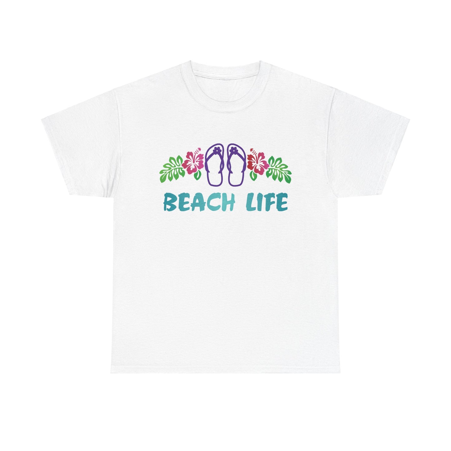 Beach Life, Heavy Cotton T-Shirt