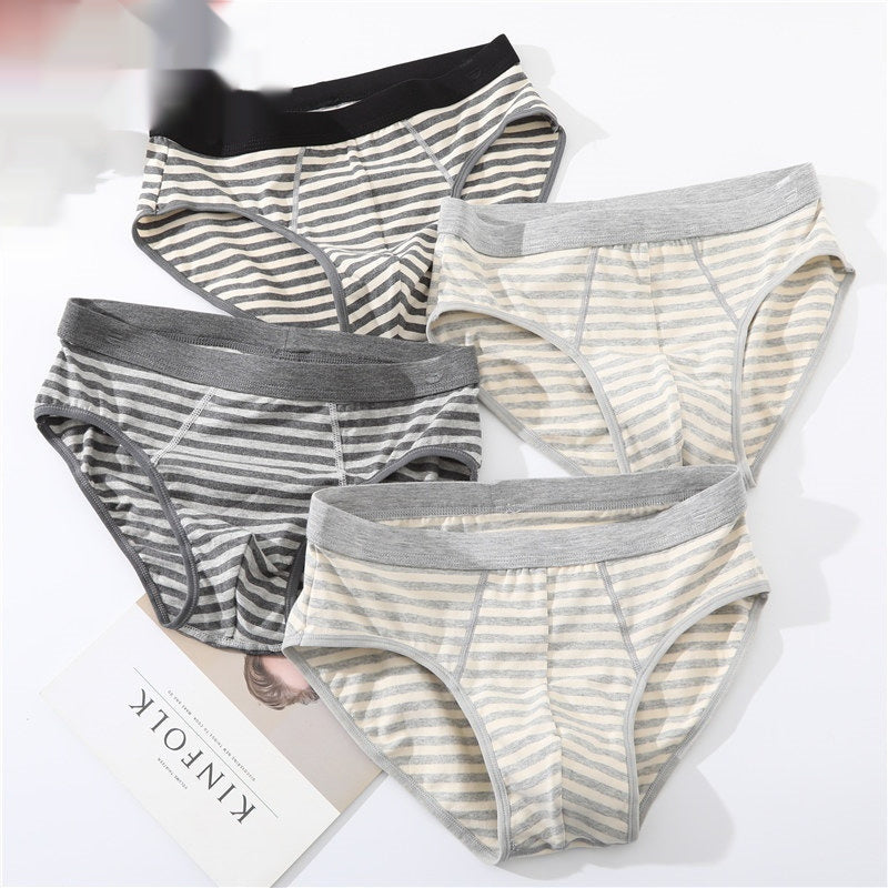 Men's Pure Cotton Mid Rise Triangle Underwear