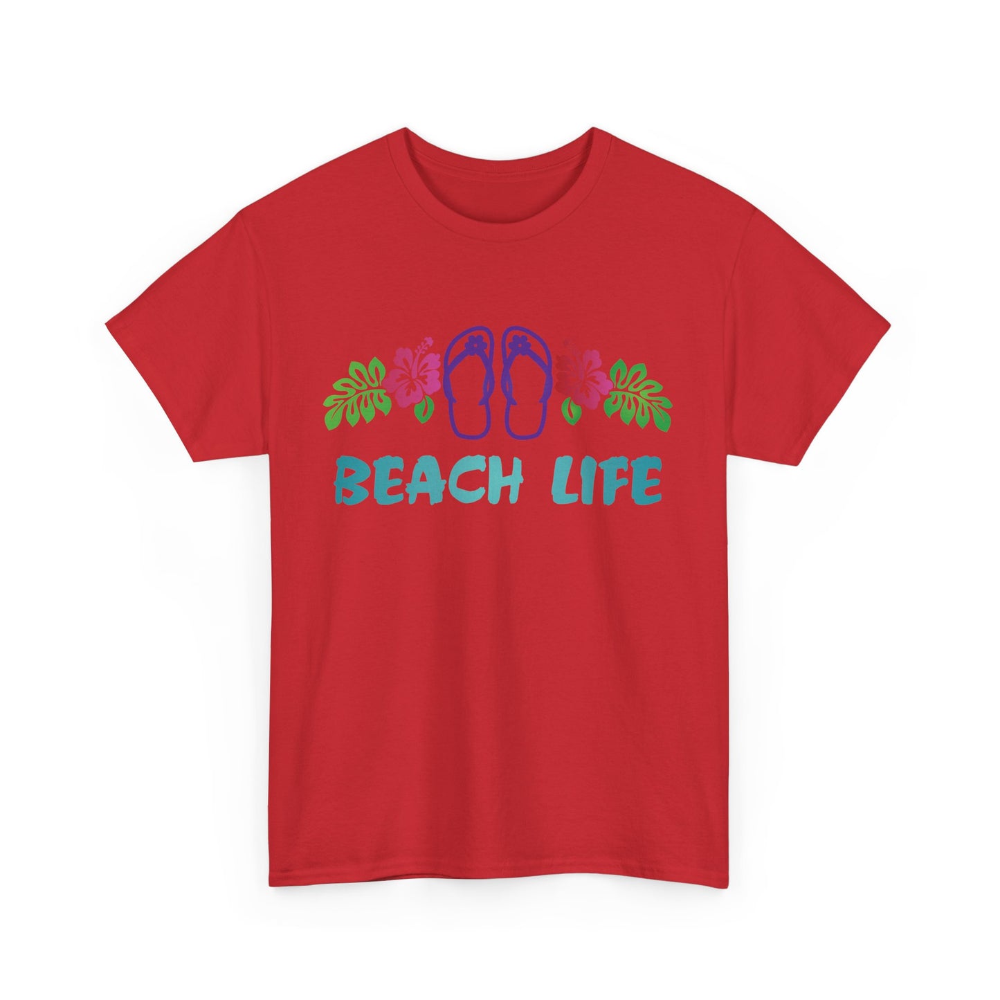 Beach Life, Heavy Cotton T-Shirt