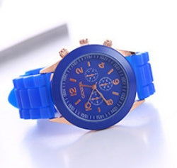 Geneva jelly silicone watch