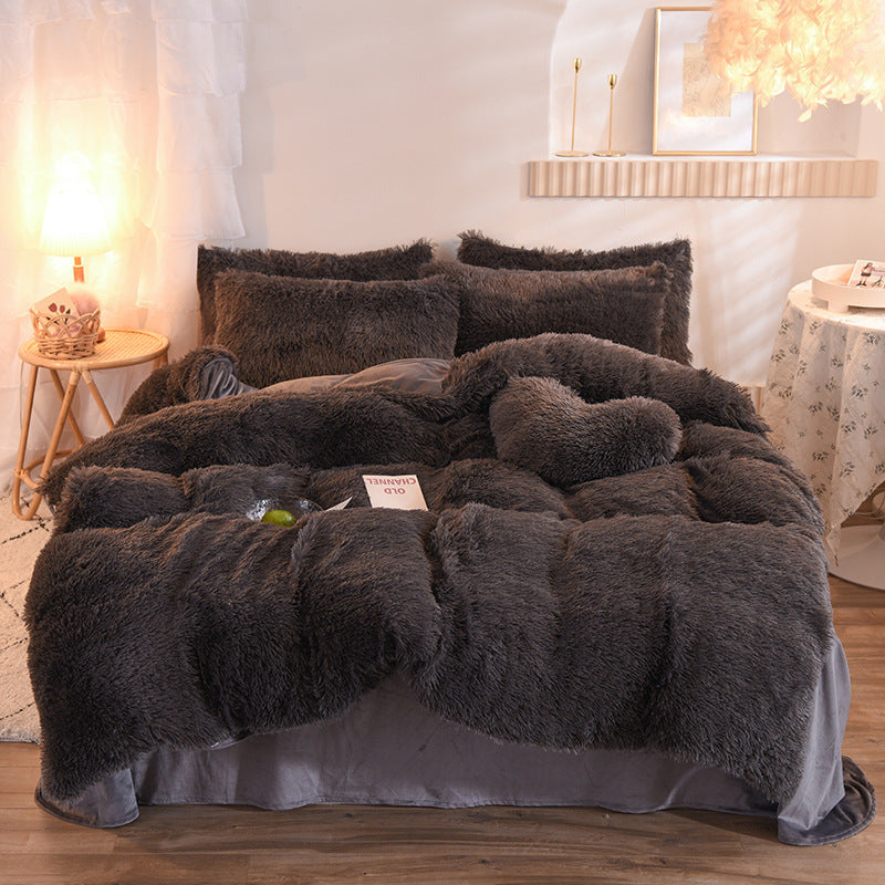 Luxury Thick Fleece Bed Set