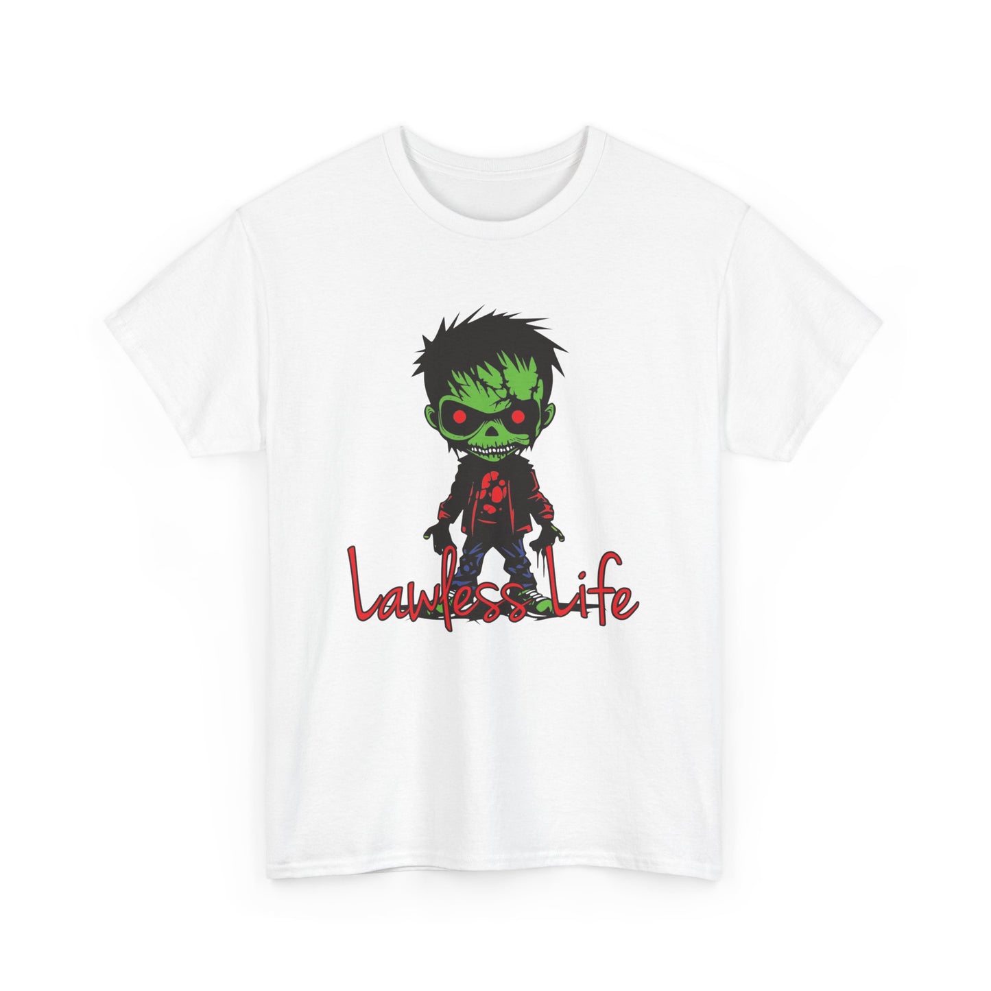 Lawless Life Zombie. Heavy Cotton T-Shirt