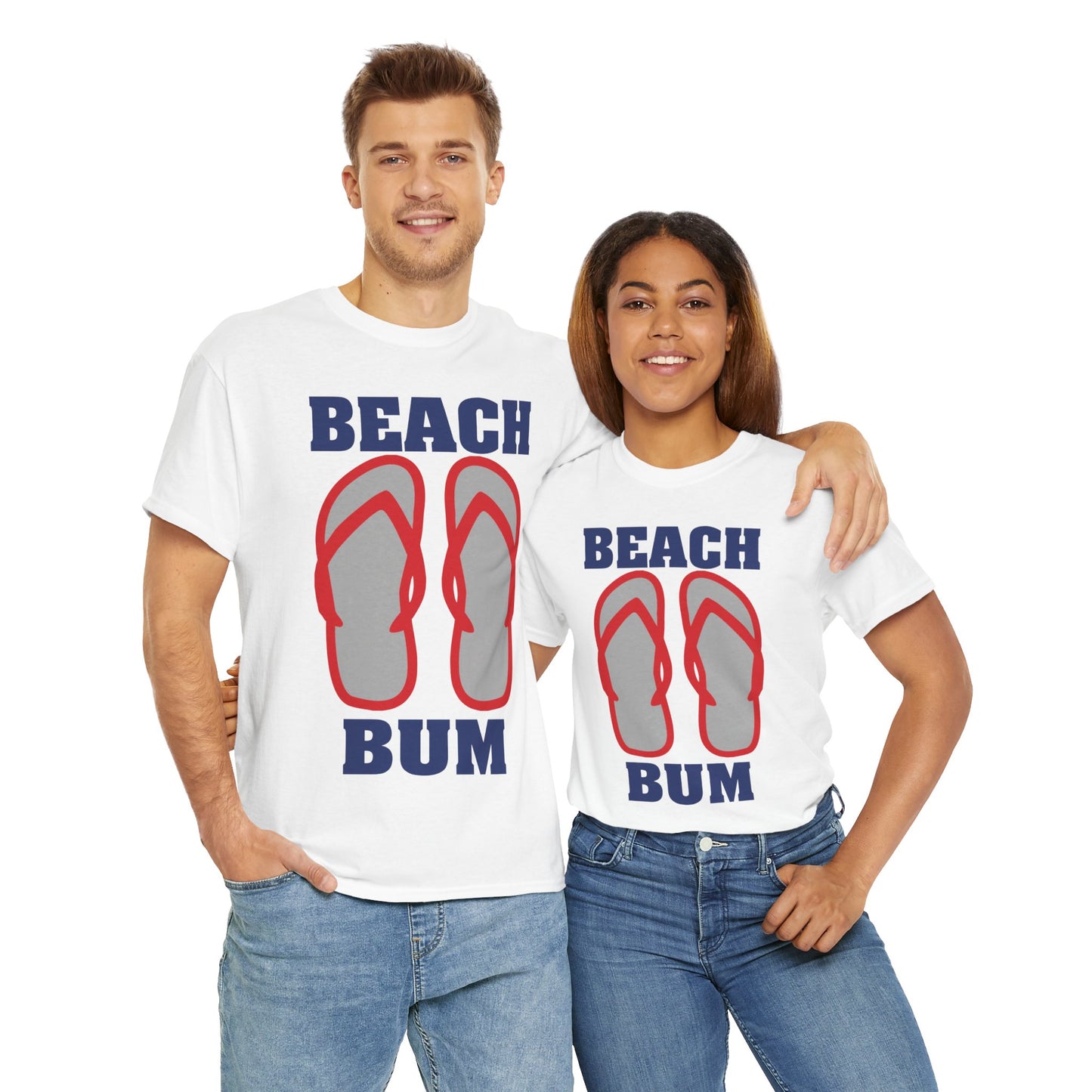 Beach Bum, Heavy Cotton T-Shirt