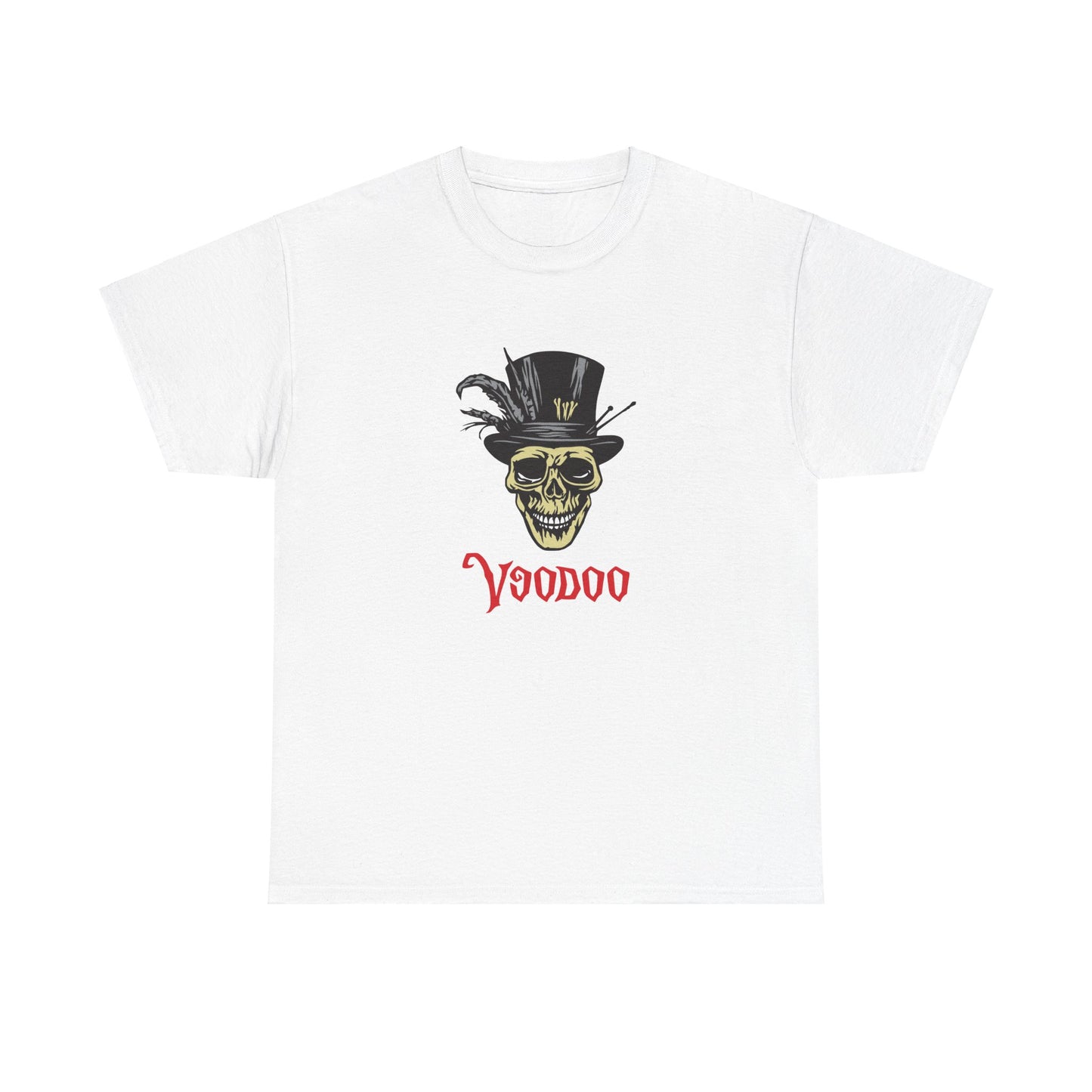 VooDoo Skull, Heavy Cotton T-Shirt