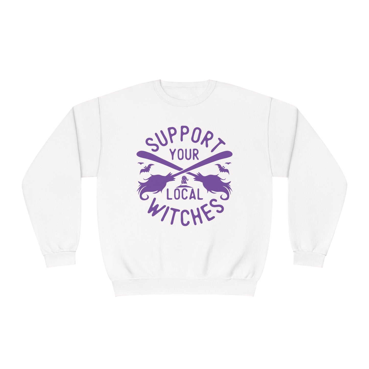 Support Your Local Witches, Unisex NuBlend® Crewneck Sweatshirt