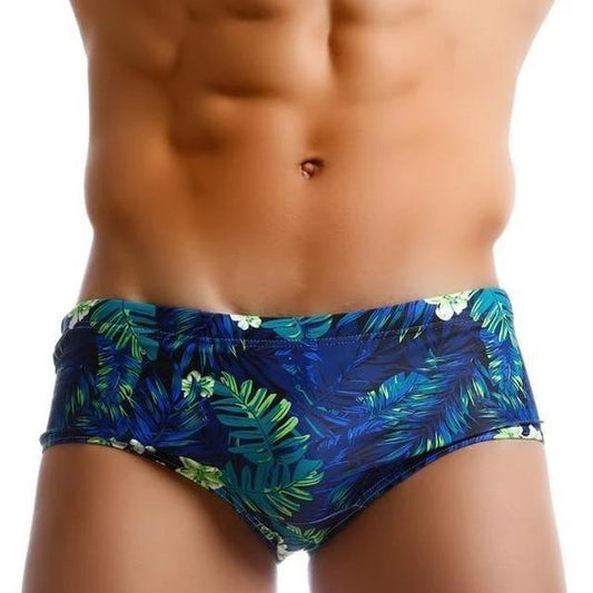 Floral Sexy Low Waist Swim Shorts