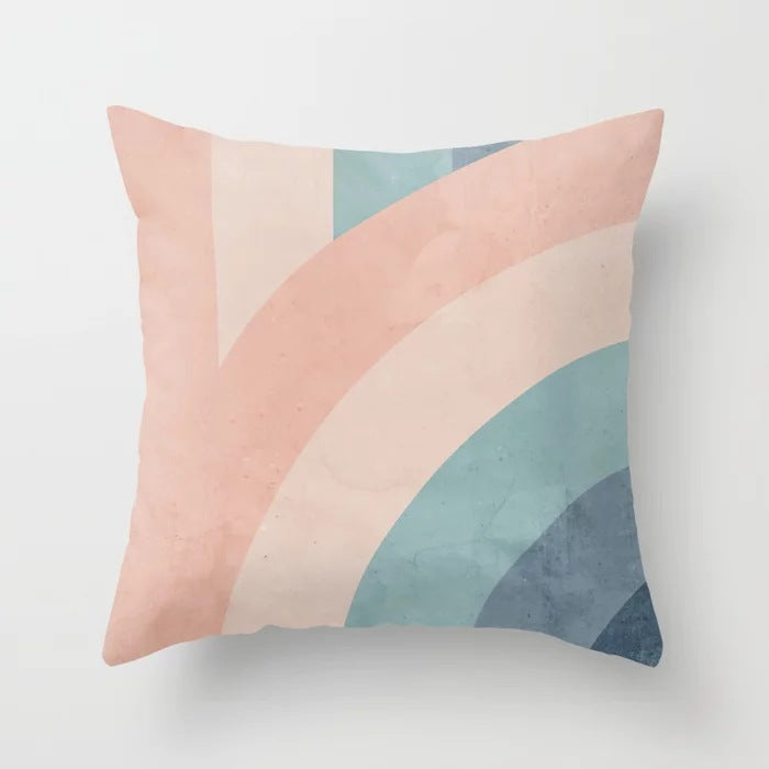 Abstraction Geometric Pillow Cover