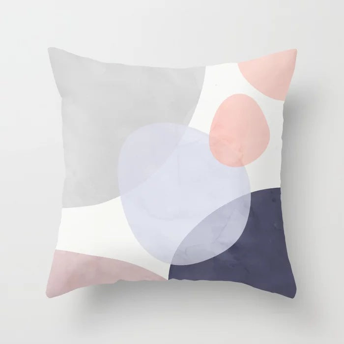 Abstraction Geometric Pillow Cover