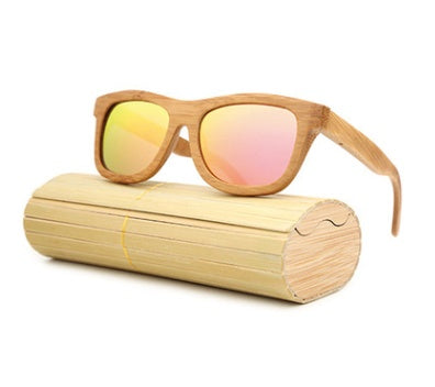 Multicolor Bamboo Sunglasses