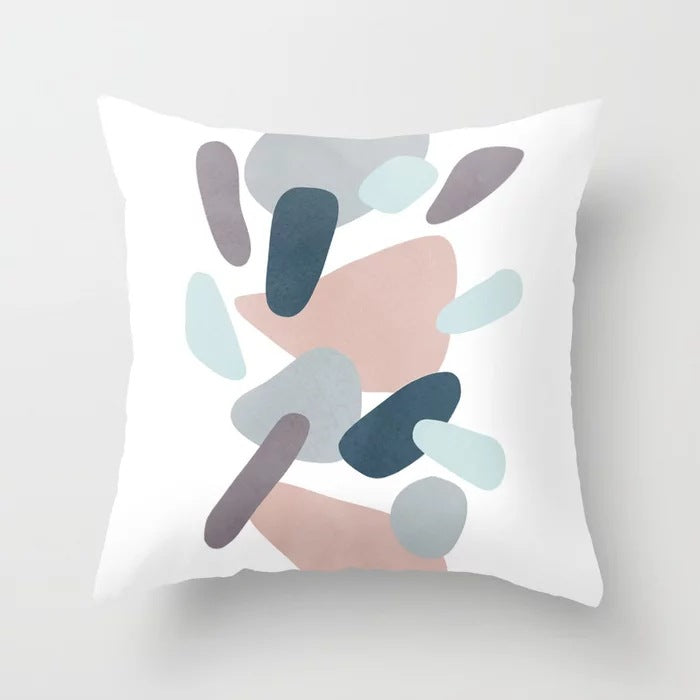 Abstraction Geometric Pillow Cover