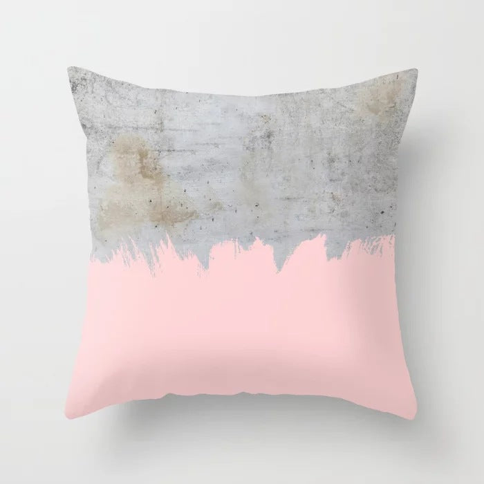 Abstraction Geometric Pillow Cover