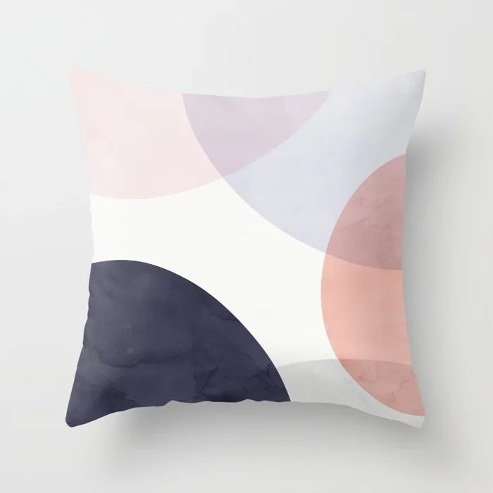 Abstraction Geometric Pillow Cover