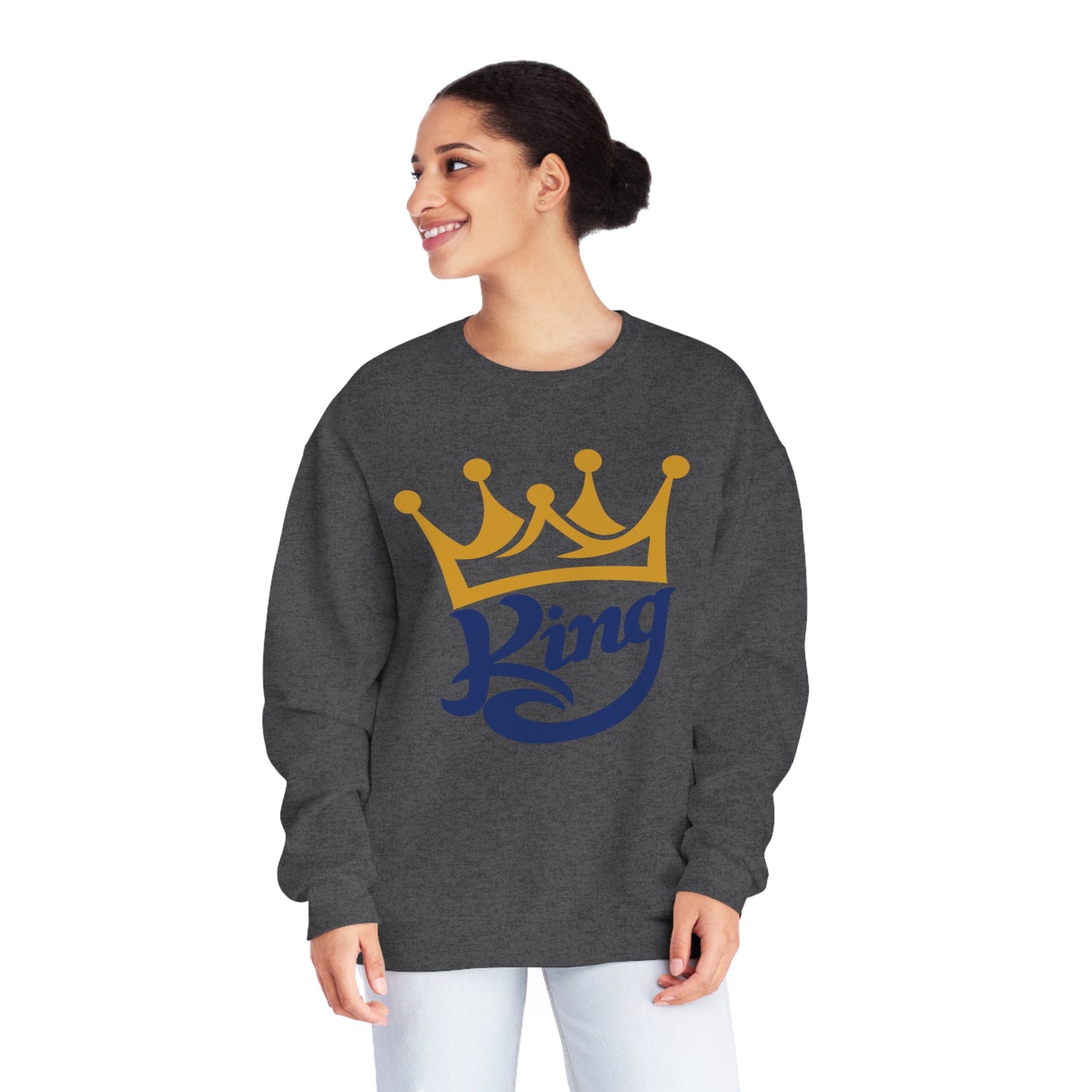 King, Unisex NuBlend® Crewneck Sweatshirt