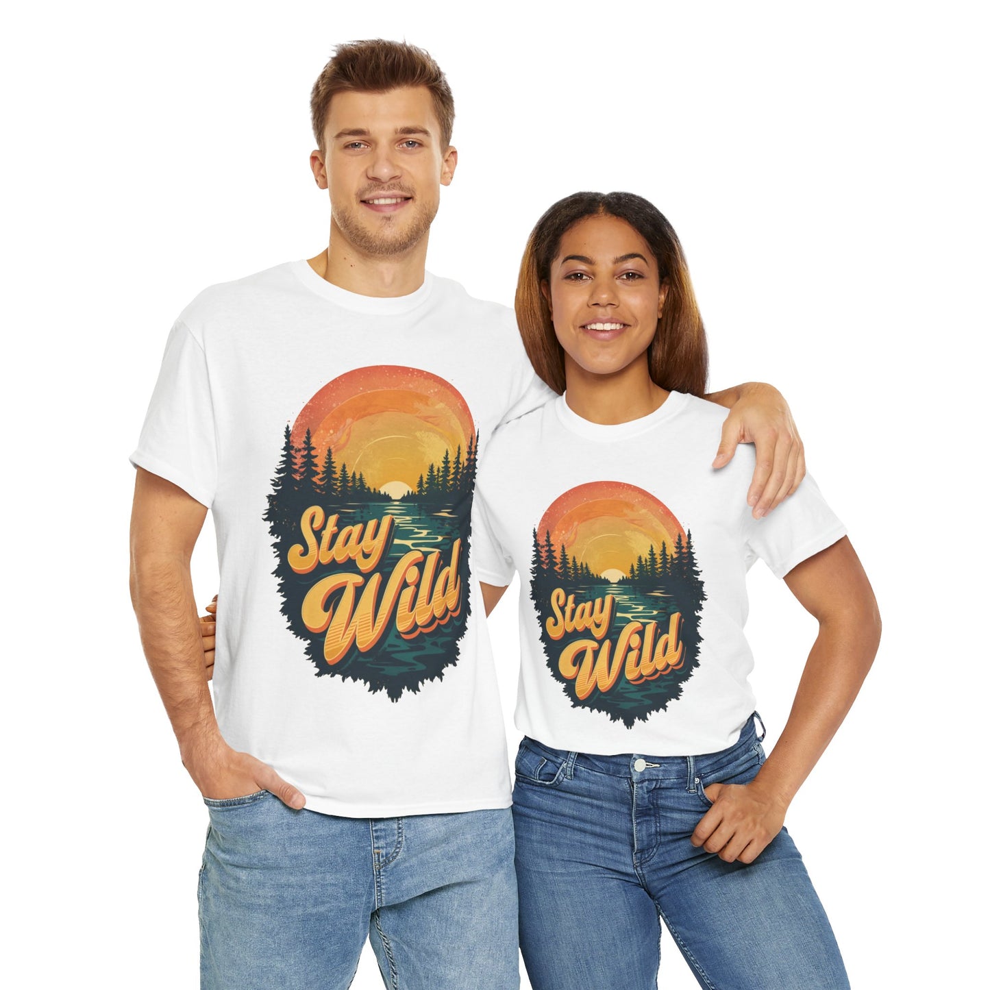 Stay Wild. Heavy Cotton T-Shirt