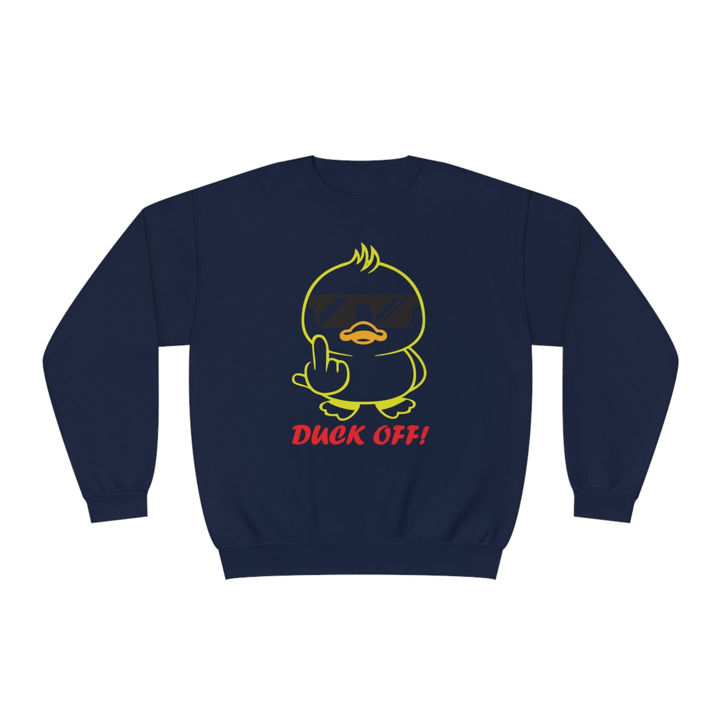 Duck Off, Unisex NuBlend® Crewneck Sweatshirt