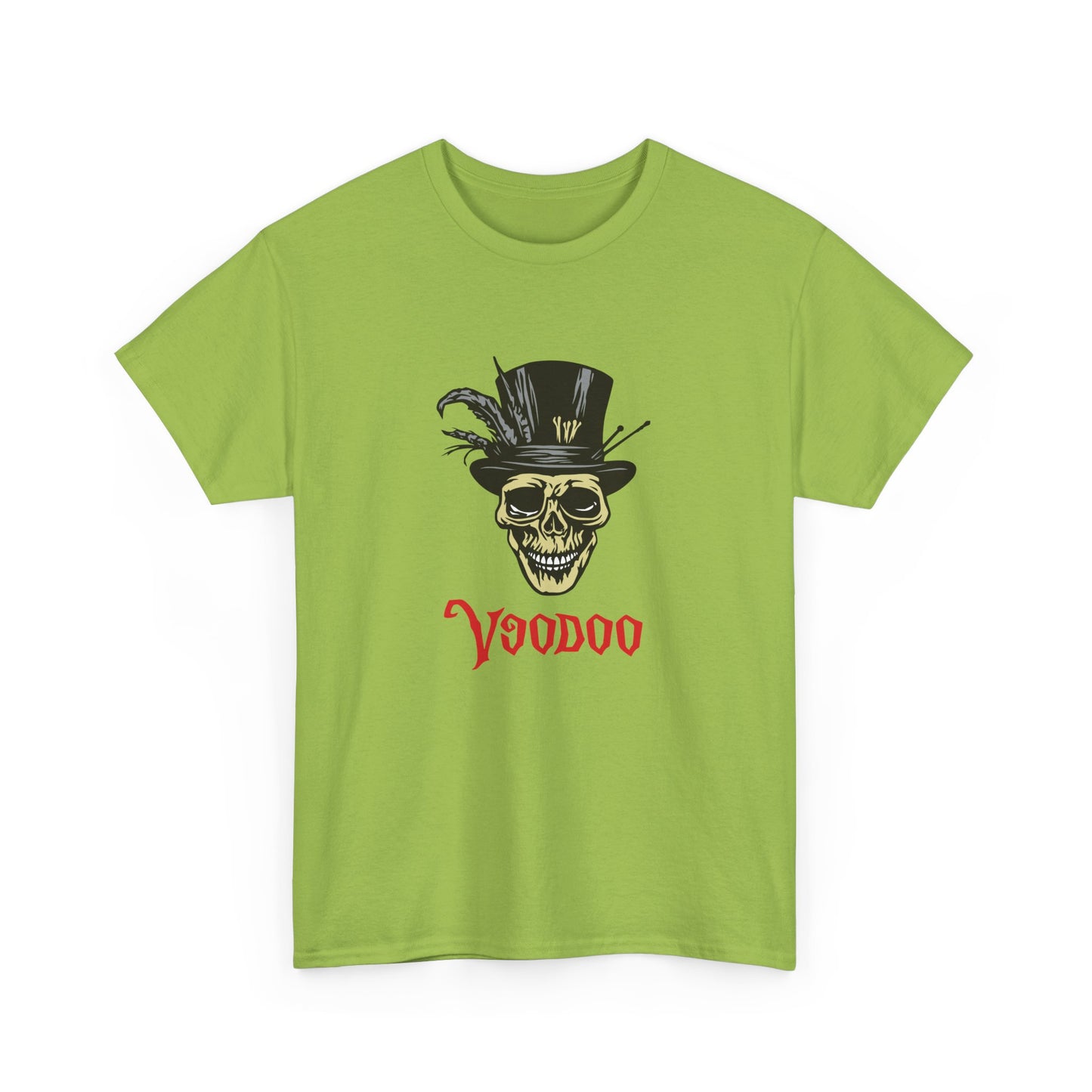 VooDoo Skull, Heavy Cotton T-Shirt