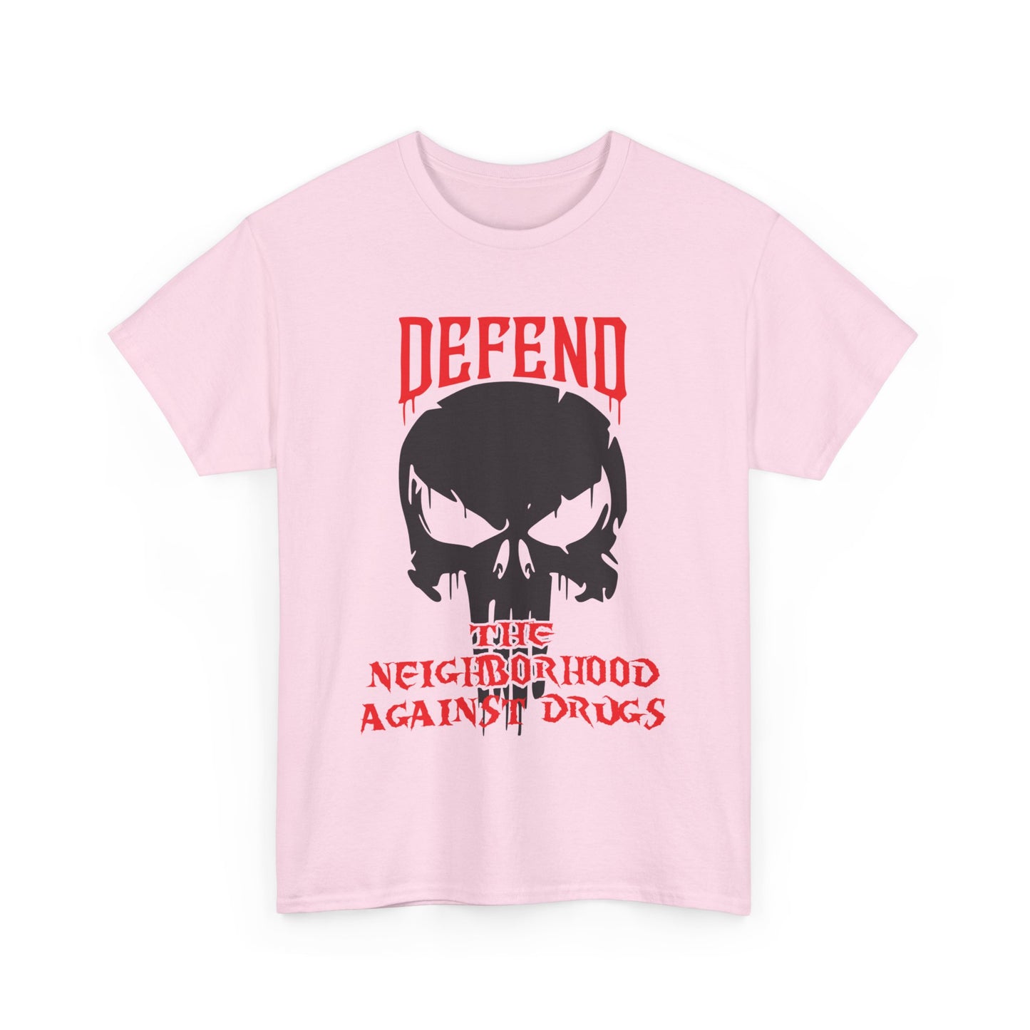 Defend the Neighborhood Against Drugs. Heavy Cotton T-Shirt