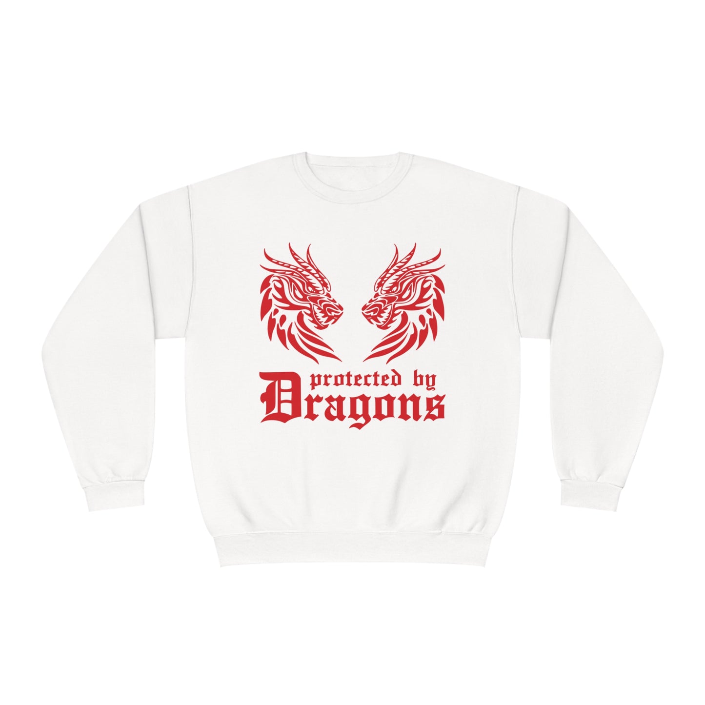 Protected by Dragons, Unisex NuBlend® Crewneck Sweatshirt