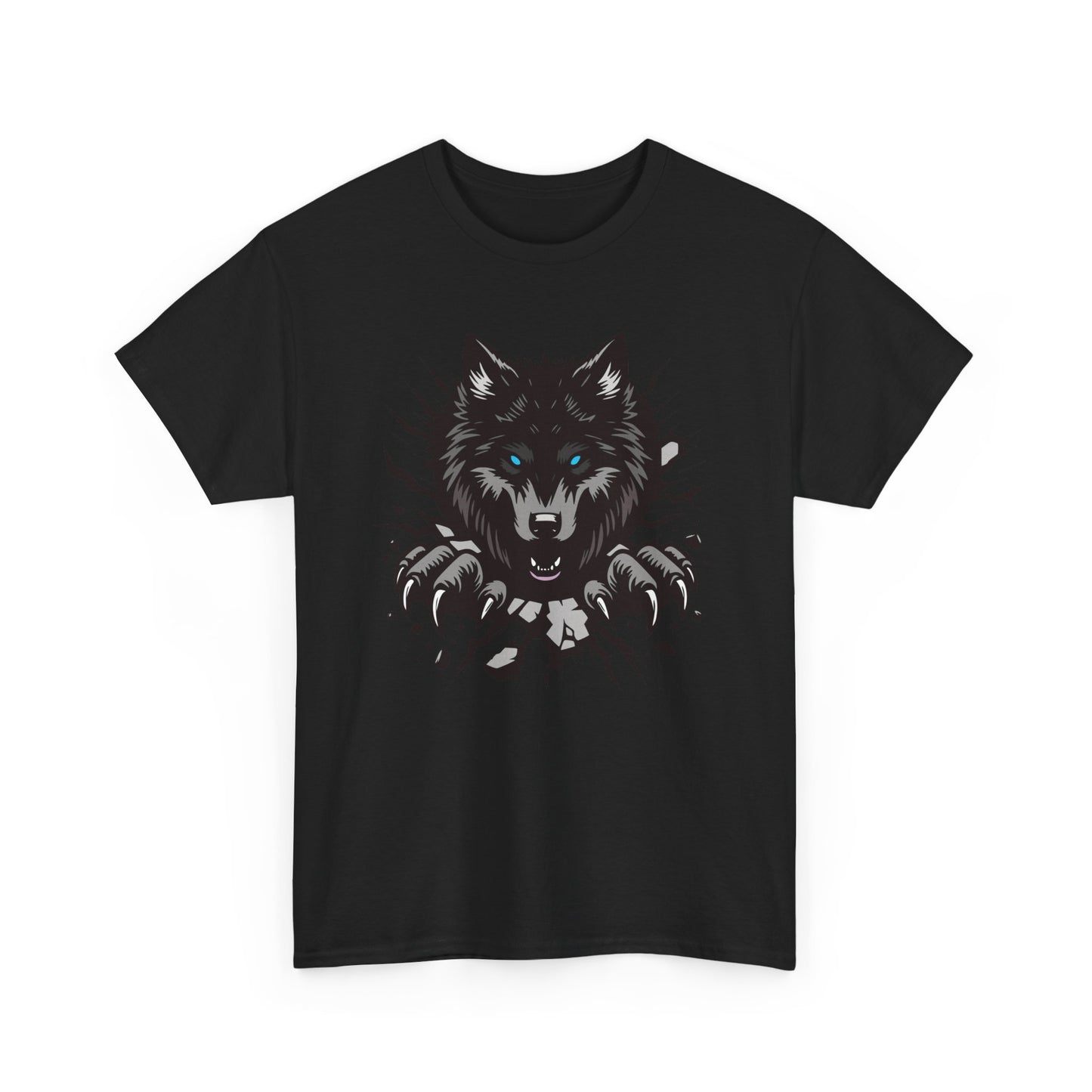 Breaking Out Wolf. Heavy Cotton T-Shirt