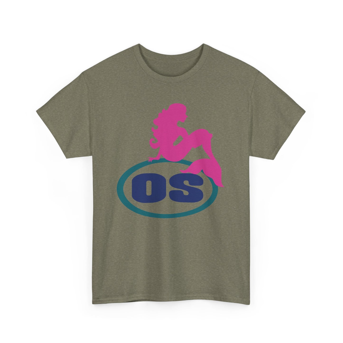 OS, Ocean Shores Mermaid, Heavy Cotton T-Shirt