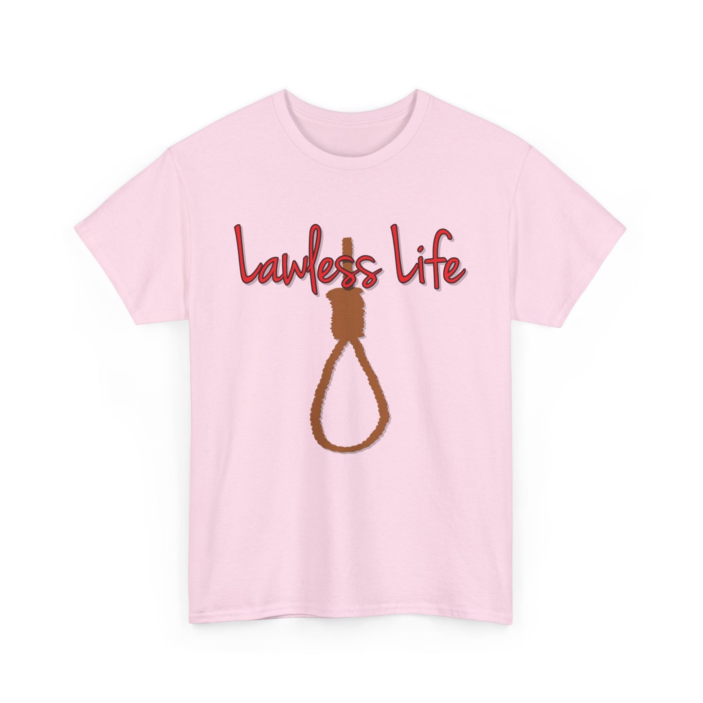 Lawless Life Noose. Heavy Cotton T-Shirt