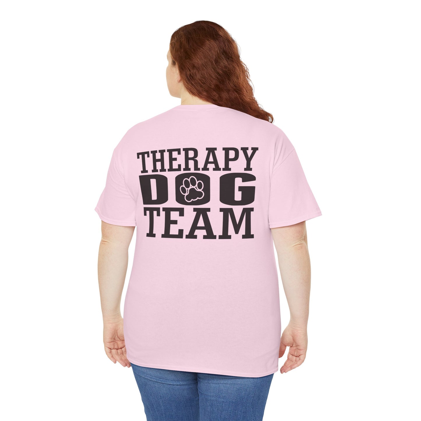 Therapy Dog Team. Heavy Cotton T-Shirt