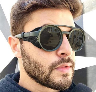 Windproof big frame sunglasses