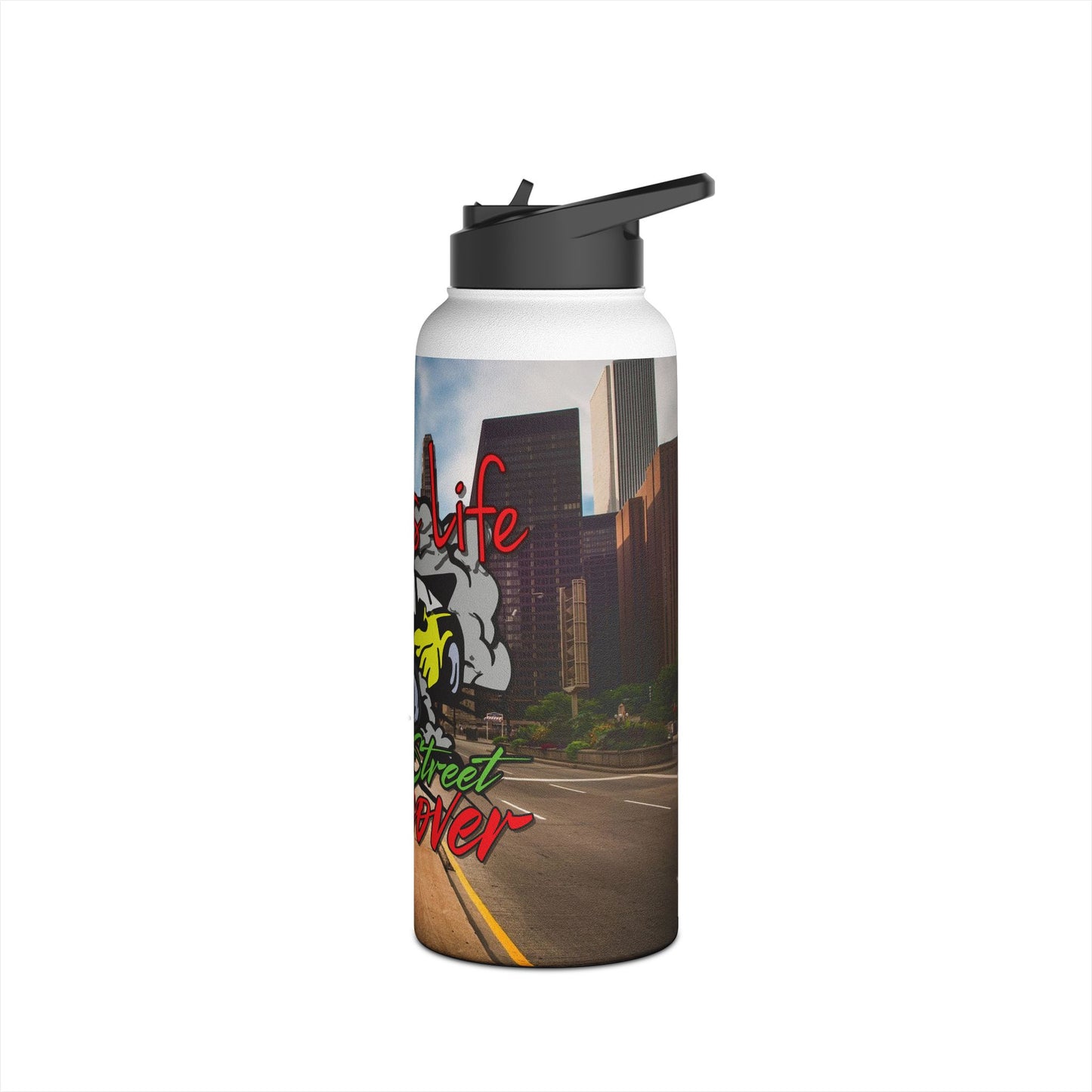 Lawless Life Street Takeover. Stainless Steel Water Bottle