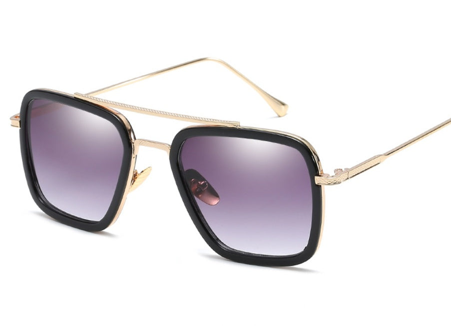 Metal frame fashion sunglasses