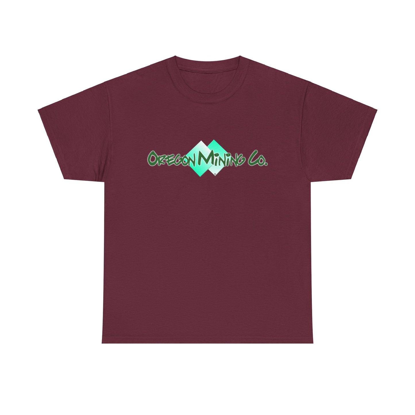 Oregon Mining Co. Logo. Heavy Cotton T-Shirt