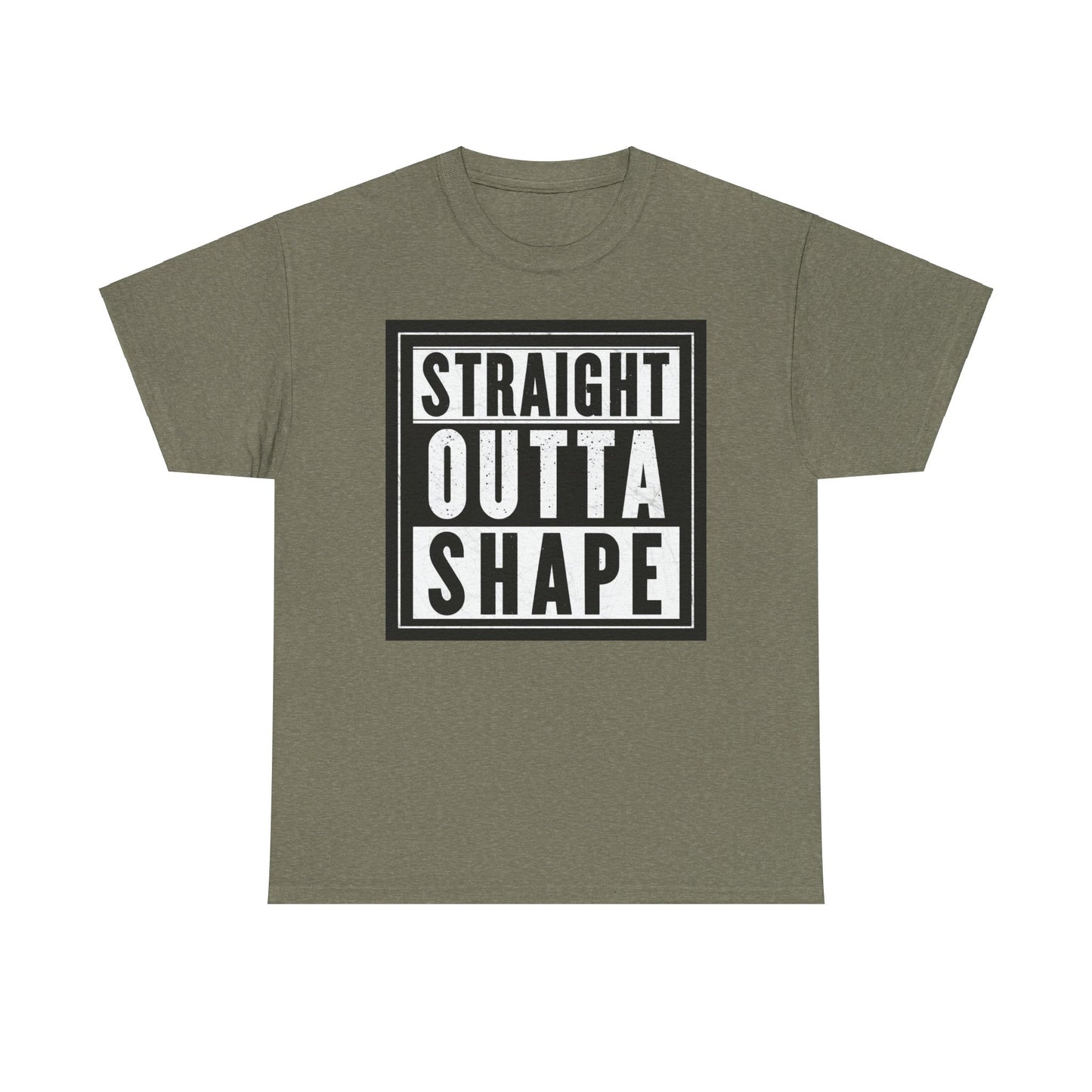 Straight Outta Shape. Heavy Cotton T-Shirt